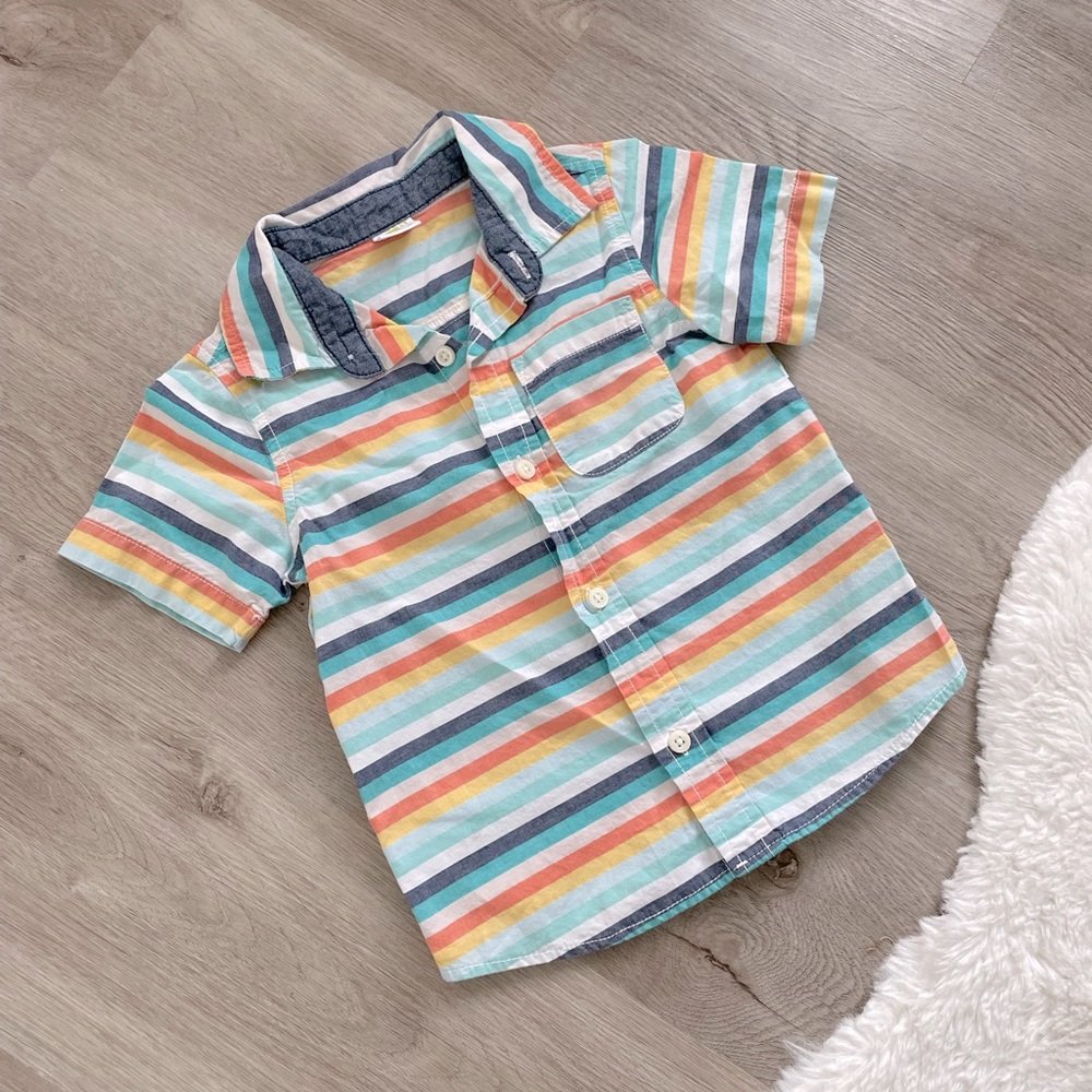 3T Button Down Top